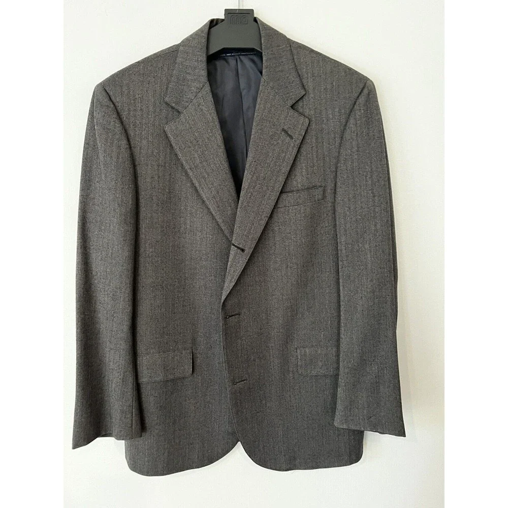 BROOKS BROTHERS Men's 41R Wool Made in USA Brooksease Blazer Brown Pinstripe - Picture 1 of 7